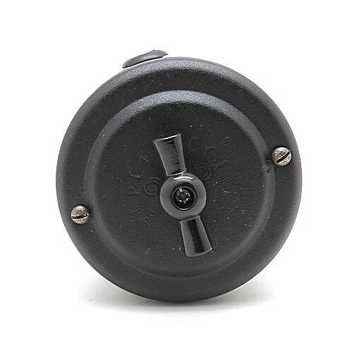 PETRUCCI  выключатель поворотный четырёхпозиционный "черный муар"