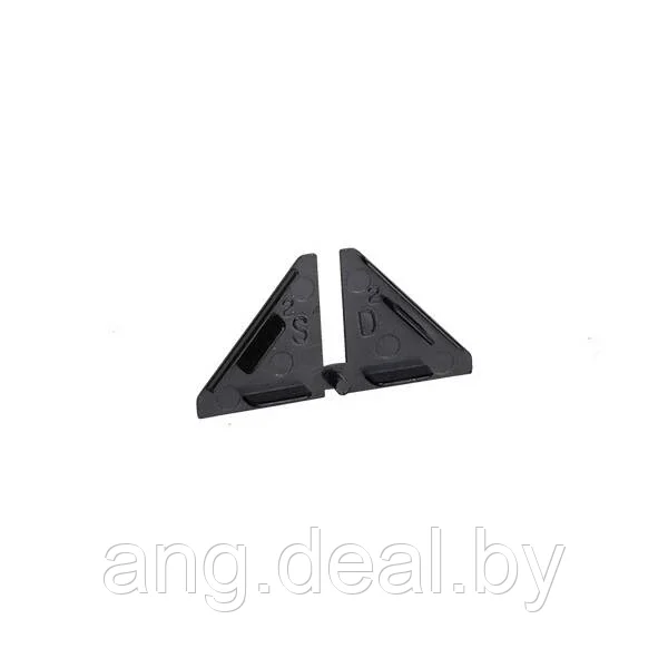 Комплект заглушек для треугольного бортика M3540/M3545, цвет 06 чёрный - фото 1 - id-p208583060