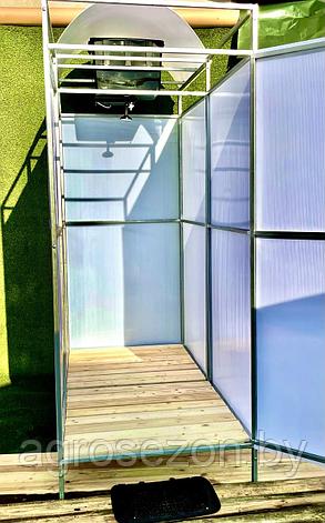 Душ Дачный Л1Т с тамбуром, поликарбонат, фото 2