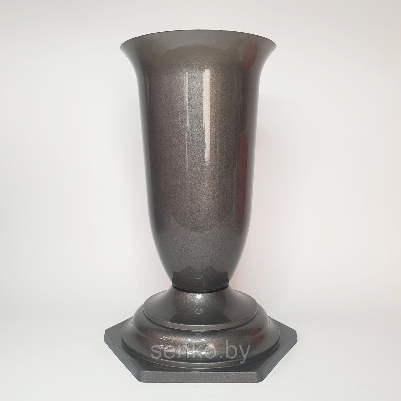 Ваза пластиковая 2DP 140/300, графит 10 шт. | 1 шт. - 4.80 руб.