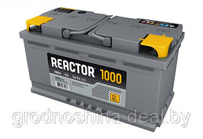 Аккумулятор 100Ah АКОМ 6СТ-100 Реактор Евро 1080a, 355х177х190 мм.
