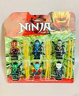 Набор лего человечков Ниндзяго Ninjago, 6 шт