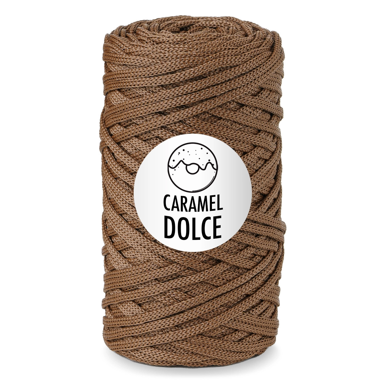 Шнур для вязания Caramel DOLCE 4 мм цвет брауни - фото 1 - id-p208594029