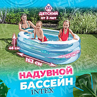 INTEX 57482NP Детский надувной бассейн, 163x107x46 см, интекс