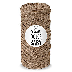 Шнур для вязания Caramel Dolce BABY 2 мм, цвет шоколадный мусс