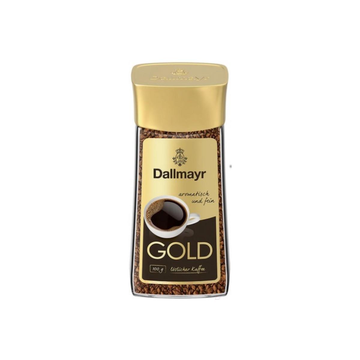 Кофе растворимый сублимированный Даллмайер Gold, ст./б., 100гр. - фото 1 - id-p208602694