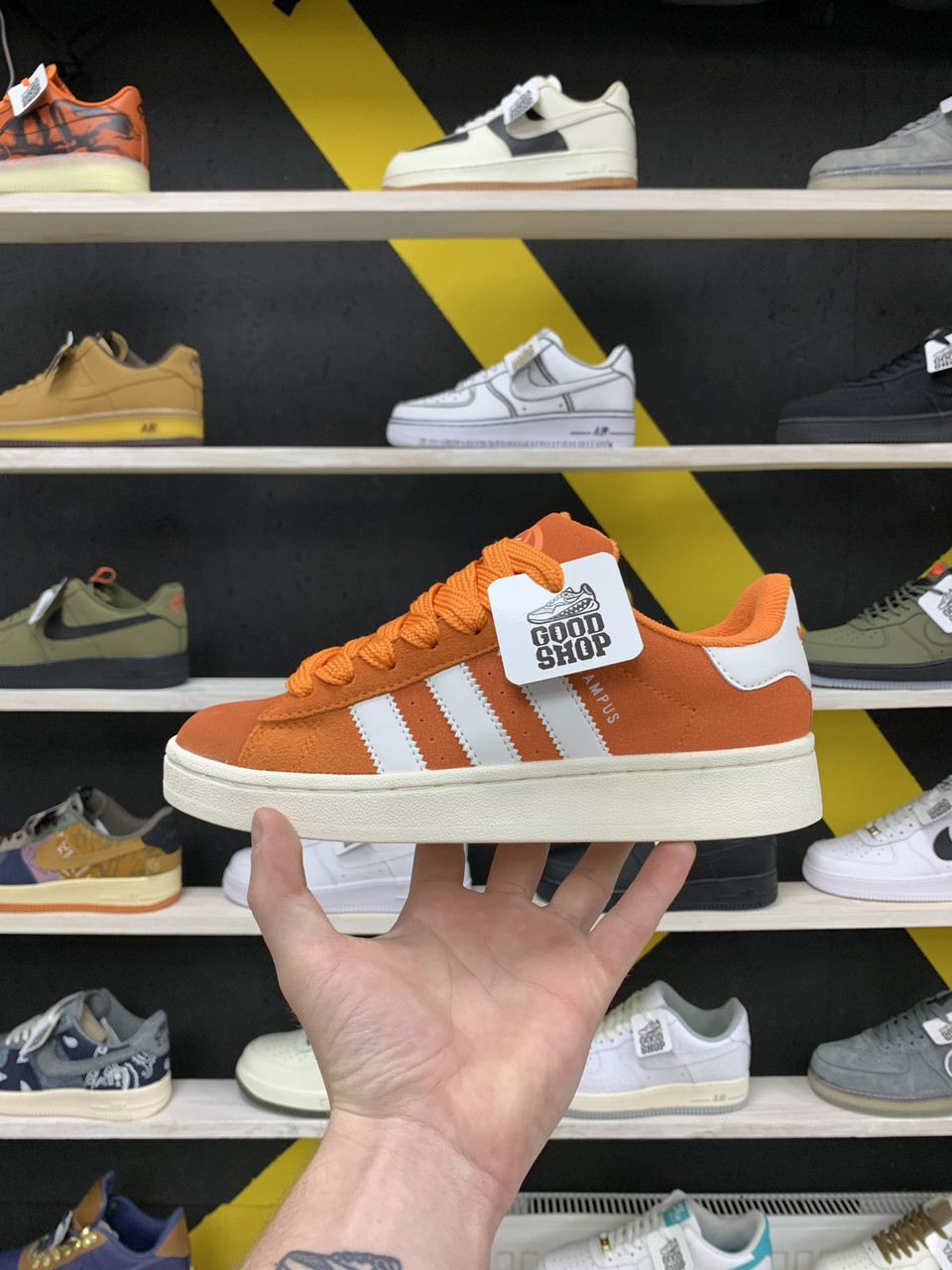 Кроссовки Adidas Campus 00's Orange White Beige
