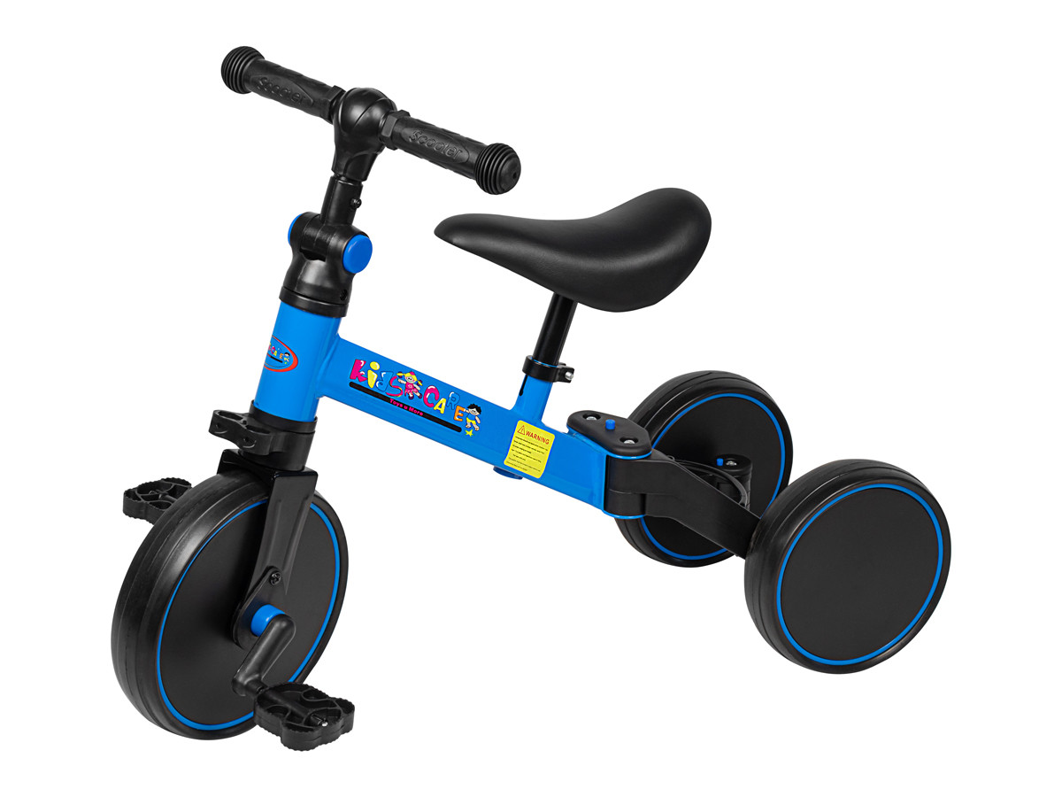Детский велосипед-беговел Kid's Care 003 (синий) - фото 1 - id-p208626245