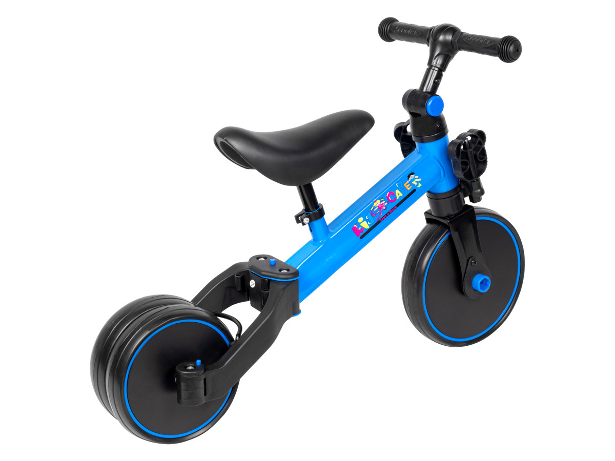 Детский велосипед-беговел Kid's Care 003 (синий) - фото 3 - id-p208626245