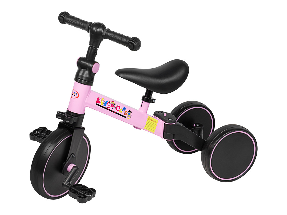 Детский велосипед-беговел Kid's Care 003 (розовый)