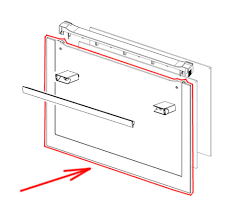Внешнее стекло духовки ZANUSSI ZOB668QY, 3578469730