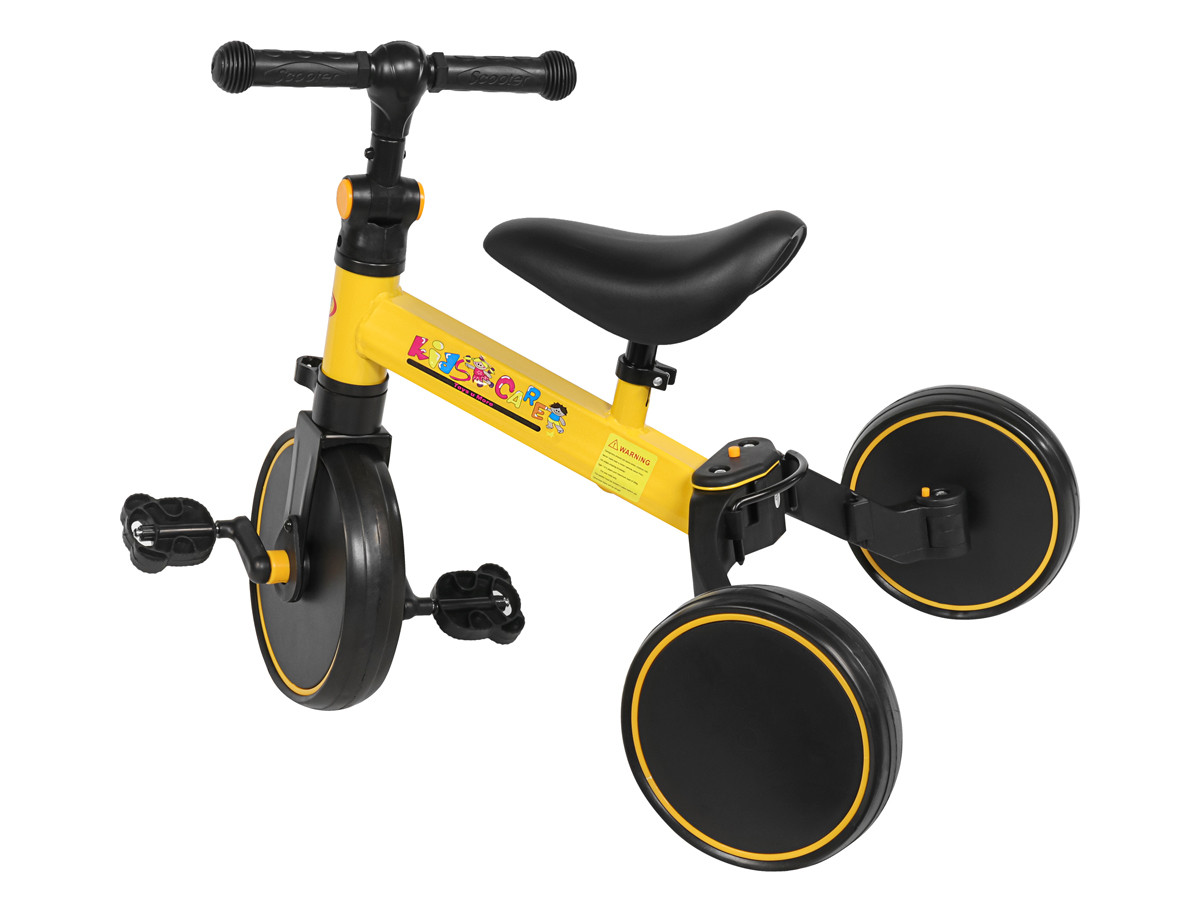 Детский велосипед-беговел Kid's Care 003 (желтый) - фото 2 - id-p208626559