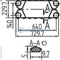 Уплотнение для теплообменника Alfa Laval M6