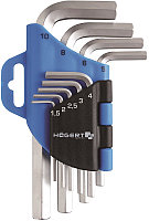 Набор шестигранных ключей Hoegert HT1W802