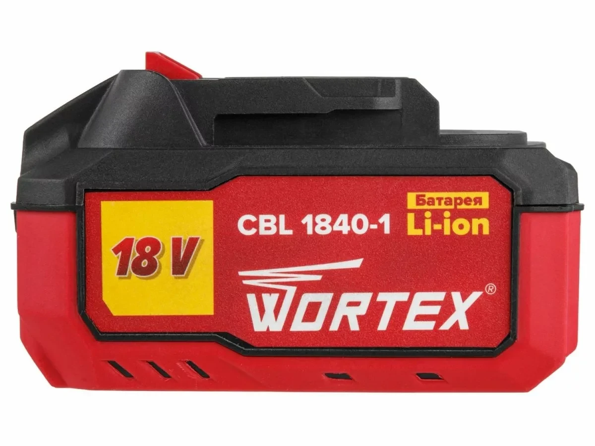 Аккумулятор WORTEX CBL 1840-1 18.0 В, 4.0 А*ч, Li-Ion ALL1 (18.0 В, 4.0 А*ч, индикатор заряда, обрезиненный - фото 2 - id-p208635140