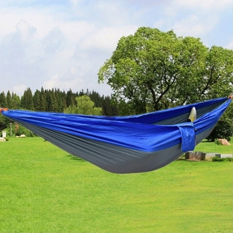 Гамак подвесной двухместный "Hammock Swing" Ультралёгкий и сверхпрочный! (Крепления в комплекте) 270х140 см - фото 2 - id-p208635234