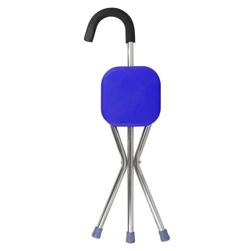 Трость-стул складная 4-х ногая WMC TOOLS WMC-4L (Синий) - фото 3 - id-p208635238