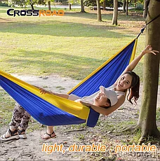 Гамак подвесной двухместный "Hammock Swing" Ультралёгкий и сверхпрочный! (Крепления в комплекте) 270х140 см, фото 2