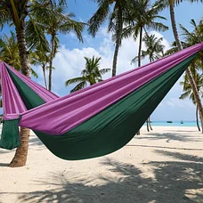 Гамак подвесной двухместный "Hammock Swing" Ультралёгкий и сверхпрочный! (Крепления в комплекте) 270х140 см, фото 3