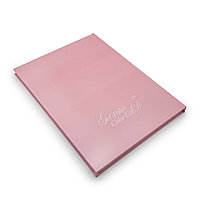 Палитра-книга бело-розовая с кружевом на 120шт, PINK HOUSE