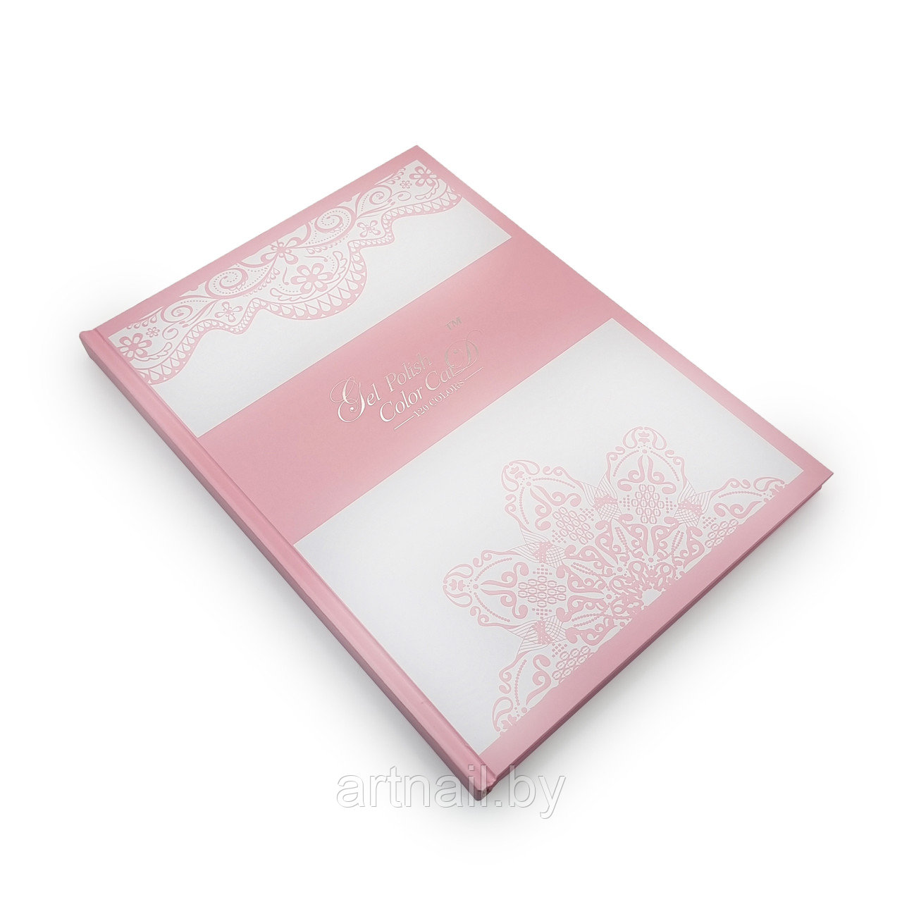 Палитра-книга бело-розовая с кружевом на 120шт, PINK HOUSE - фото 2 - id-p208645637
