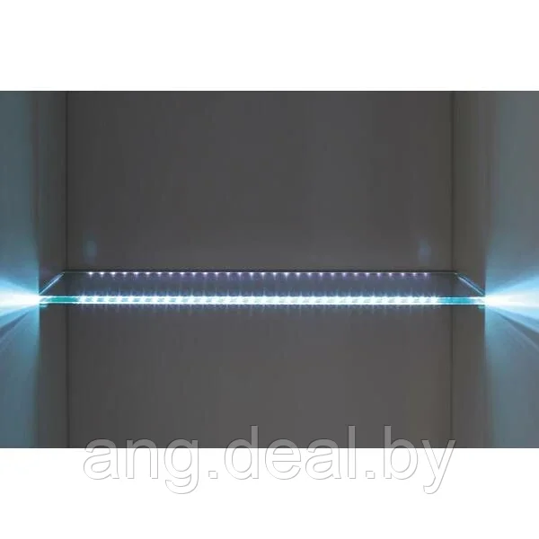 Комплект заглушек для профиля LED подсветки, отделка алюминий матовый (RAL 9006) - фото 5 - id-p208646505