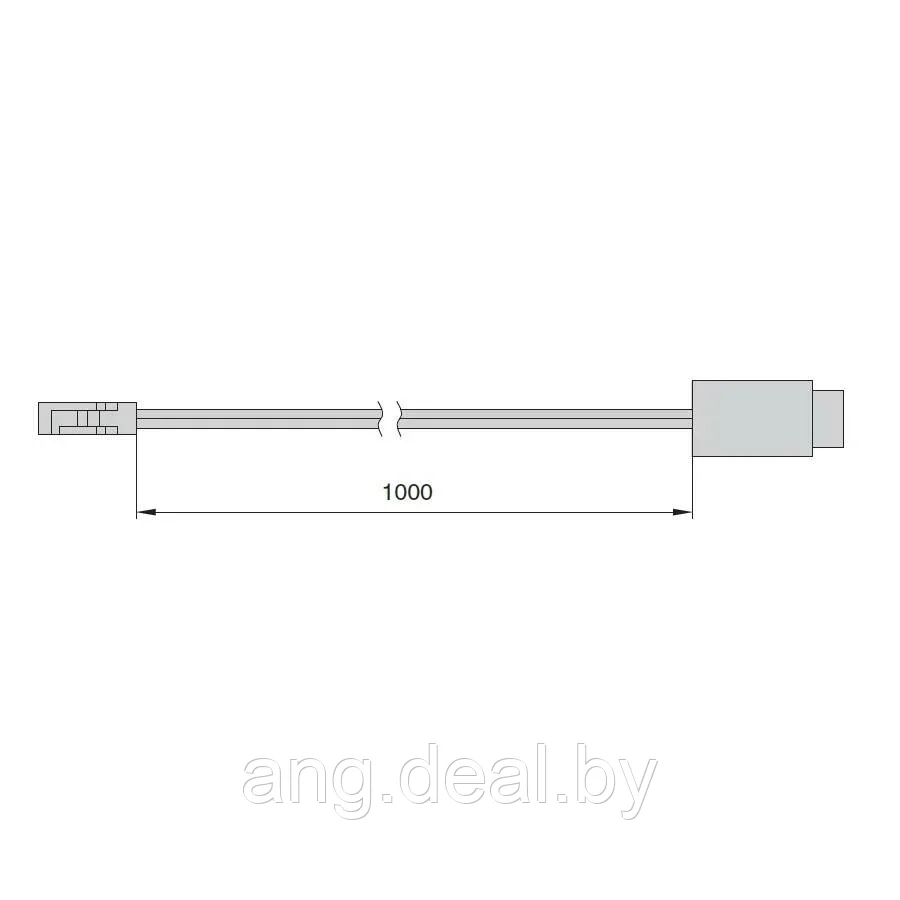 Провод питания 1000мм для LED Profile Tube - фото 2 - id-p208646539