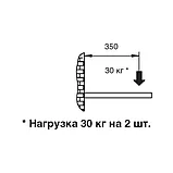 Менсолодержатель «Лофт-2», отделка черный бархат (матовый), фото 3