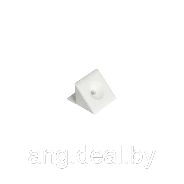 Уголок для крепления задней стенки, цвет белый (за 100 штук) - фото 1 - id-p208650500