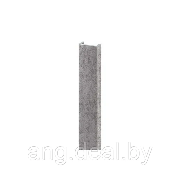 ГП. 0217 Торцевая заглушка для цоколя Н.100, бетон светло-серый - фото 1 - id-p208652489