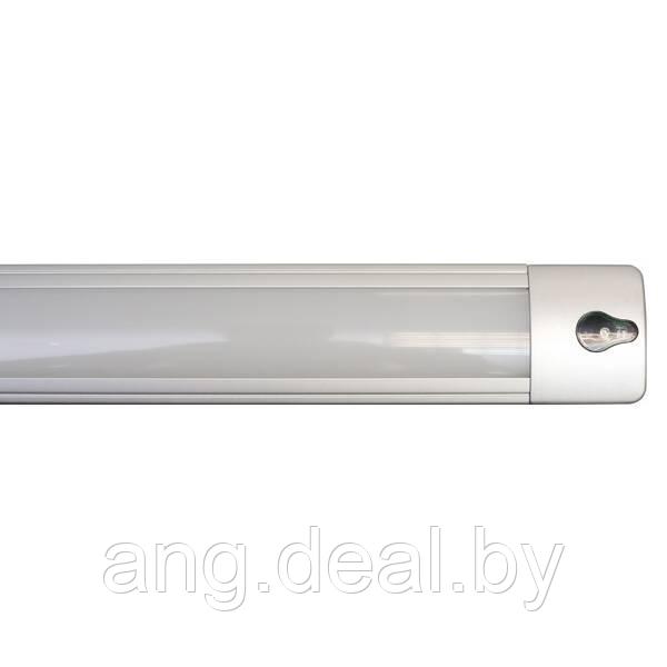 Профиль-светильник LED Line-IR, 600 мм, 8W/12V, 4500K, накладной, бесконтактное вкл., отделка алюминий, кон-р - фото 1 - id-p208649592