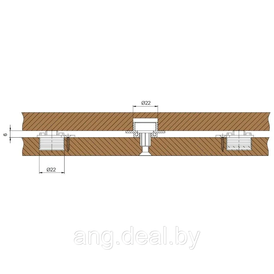 Механизм поворота Rolly Kit, нагрузка 100кг, цвет черный - фото 4 - id-p208649639
