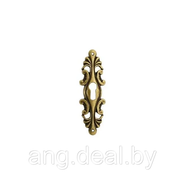 Накладка вертикальная под ключ, отделка бронза античная "Флоренция" - фото 1 - id-p208646031