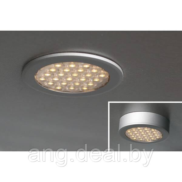 Комплект из 2-х светильников LED Round Ring, 3000K, отделка под алюминий - фото 6 - id-p208648743