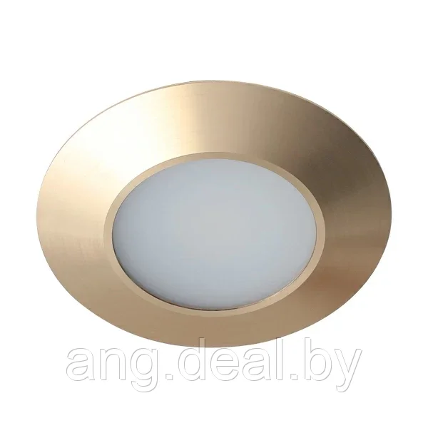 Светильник LED Luna Gold, 2,5W/12V, 4500K(нейтральный белый), отделка золото(анодировка), кон-р L822, врезной - фото 1 - id-p208653639
