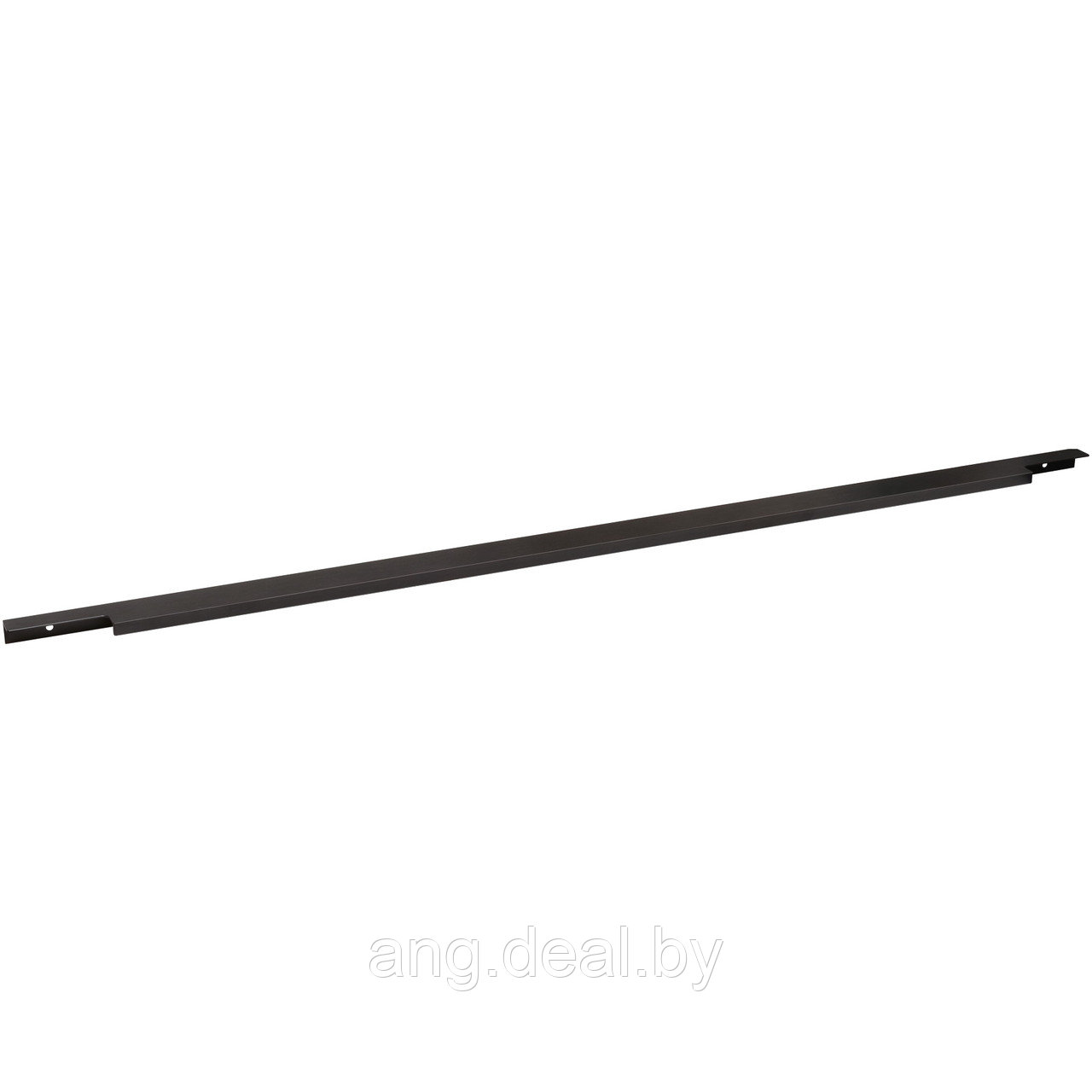 Ручка-профиль накладная L.896мм, отделка черный шлифованный (анодировка) - фото 1 - id-p208654652