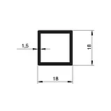 SmartCube Профиль основной, L=5000, отделка черная, фото 2