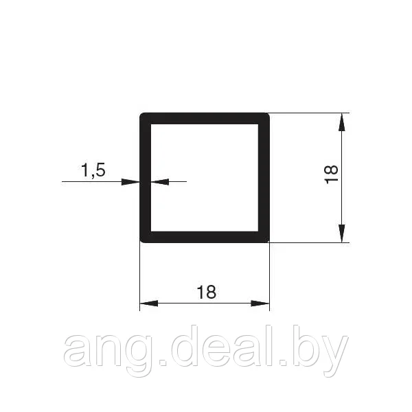 SmartCube Профиль основной, L=5000, отделка черная - фото 2 - id-p208649778