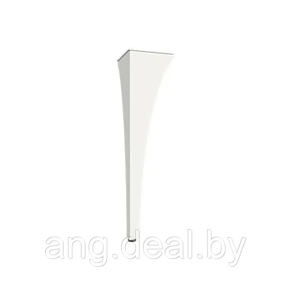 Нога для стола Флоренция, h.720, отделка белый бархат (матовый) - фото 1 - id-p208648889