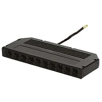 Блок распред. L806-PC, 12V/24V, 3А, для конн. L813 на 10 парал. подключ., с каб. 200 мм для источника пит.