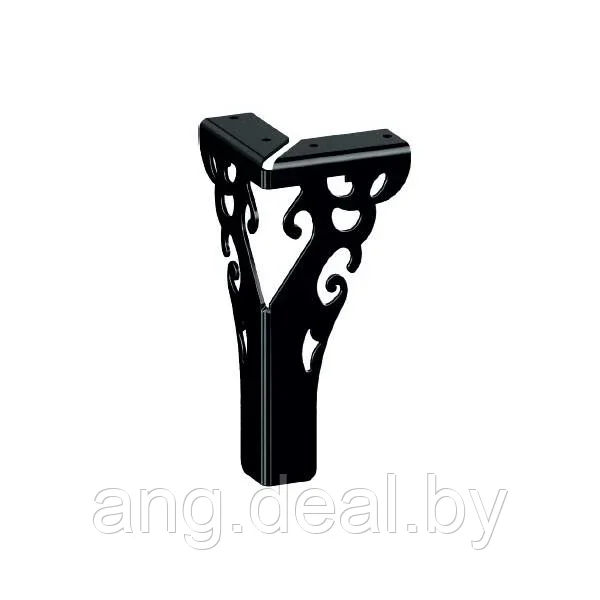 Ножка декоративная Кальяри, h.150, отделка черный бархат (матовый) - фото 1 - id-p208650919
