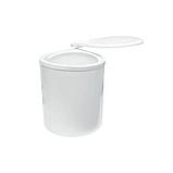 Ведро для мусора (11л), пластик белый, фото 3
