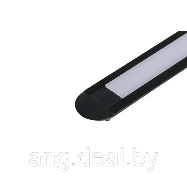 Профиль 2206 для LED подсветки врезной, L=3000 мм, отделка алюминий черный (анодировка) - фото 5 - id-p208651999