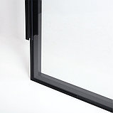 Профиль рамочный с ручкой 200мм, L=2700мм, отделка черный шлифованный (анодировка), фото 4