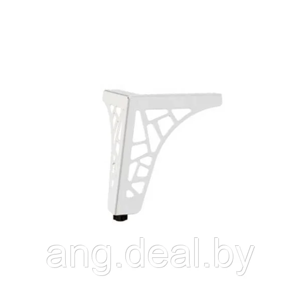 Ножка декоративная Париж, h.150, отделка белый бархат (матовый) - фото 1 - id-p208648173