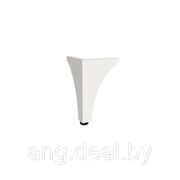 Ножка декоративная Флоренция, h.250, отделка белый бархат (матовый) - фото 1 - id-p208648175