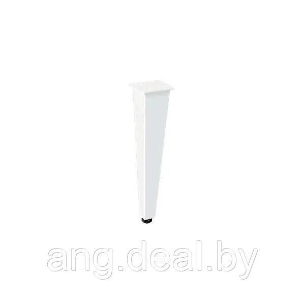 Ножка декоративная Милан, h.250, отделка белый бархат (матовый) - фото 1 - id-p208648179