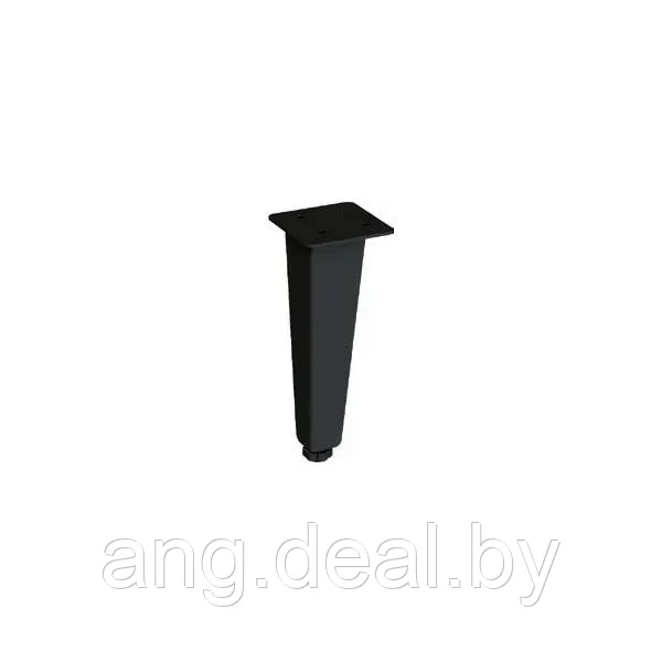 Ножка декоративная Милан, h.150, отделка черный бархат (матовый) - фото 1 - id-p208648182