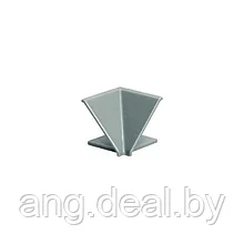 Угол   90" внутренний для треугольного бортика M3460, цвет под алюминий