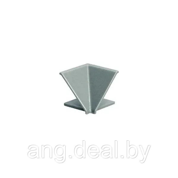 Угол 90" внутренний для треугольного бортика M3460, цвет под алюминий - фото 1 - id-p208647183